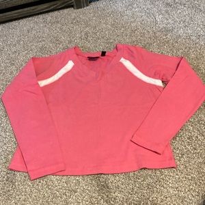 Tek Gear pink long sleeve top, size medium